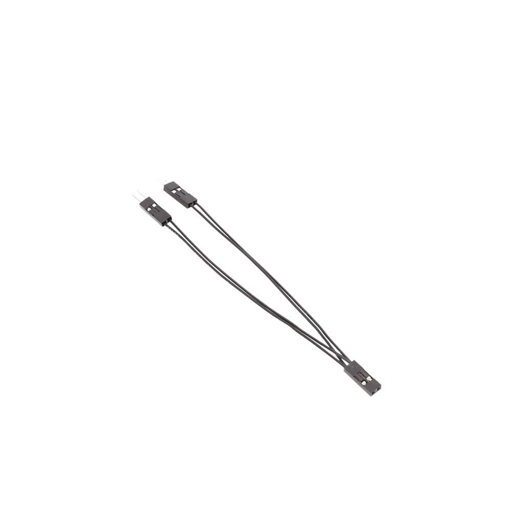 1-10Pcs Terminal Wire 2.54mm 1 Female to 2 Male Splitter 2 Pins 1 Female to 2 Male Splitter Adapter Cable(1 PCS)