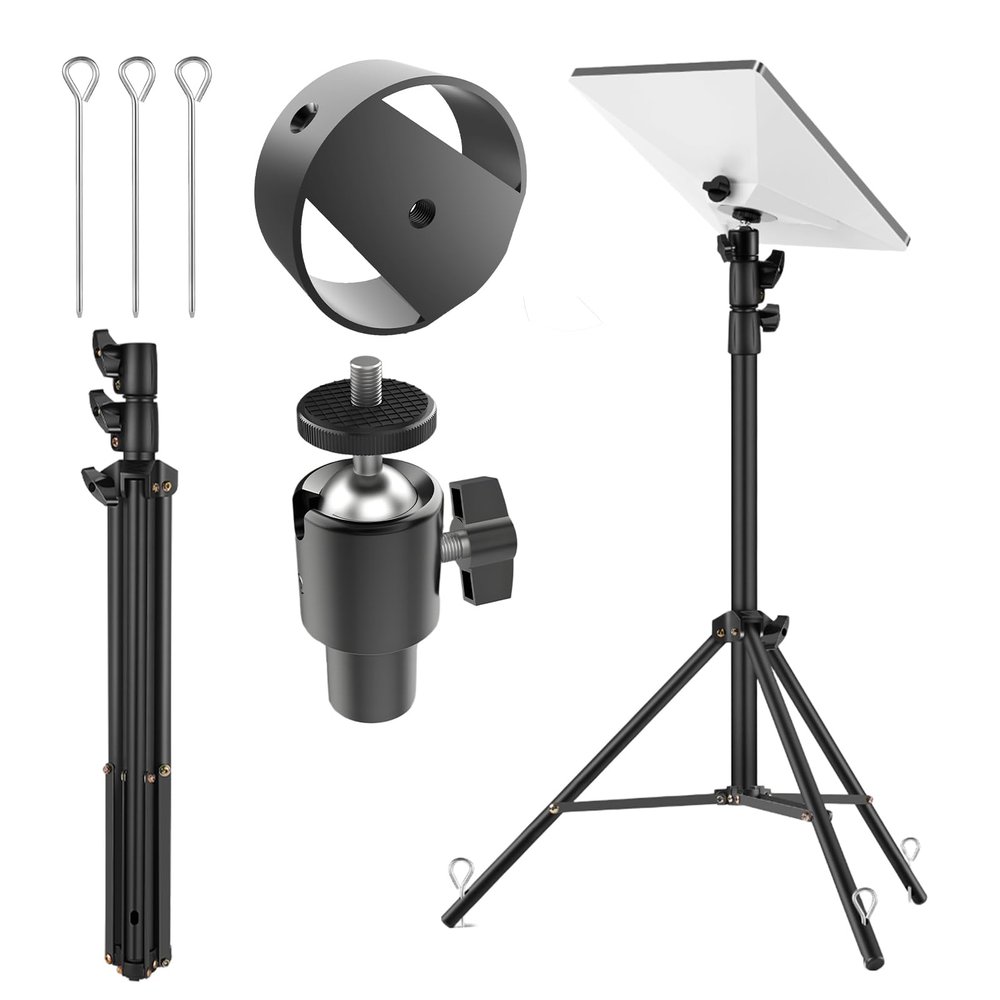 Upgraded Starlink Portable Mini Tripod & Mount Kit w/ 360 Adjustable Gimbal - for Camping, RV, Backyard, Outdoor Work & Travel
