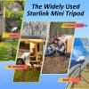 Upgraded Starlink Portable Mini Tripod & Mount Kit w/ 360 Adjustable Gimbal - for Camping, RV, Backyard, Outdoor Work & Travel view 3