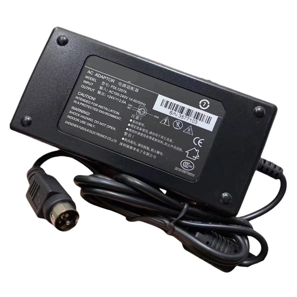 24V 2.5A 3-pin 60W AC-DC Adapter(AU Plug)