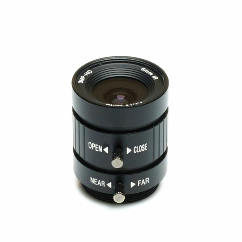 Industrial Camera Fixed Focus Lens 4mm~25mm(6mm-3MP)