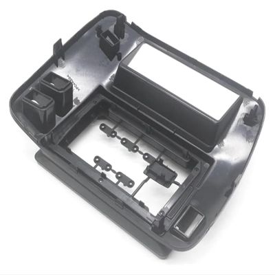2 Din Car Radio Frame Kit Compatible for Nissan Patrol 1997 1998 1999 2000 2001 2002 2003 2004 2005 Auto Stereo Audio Fascia Bezel Trim(Fascia and cable)