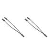 1-10Pcs Terminal Wire 2.54mm 1 Female to 2 Male Splitter 2 Pins 1 Female to 2 Male Splitter Adapter Cable(2 PCS) view 1