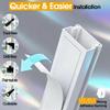 212.6in Cord Hider Wall, Cord Covers for 2-3 Wires on Wall, Paintable Cable Hider Raceway, Easier Set-up Wire Hider Wire Covers for Cords on Wall, Self-Adhesive Cable Cover, W0.95 H0.55in, White view 4
