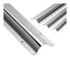 39.4" Stainless Steel Cable Trunking, Wire Guard Raceway Half Round Silver Cord Cover with Screws for Home/School/Factory/Office(No.4) view 1