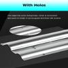 39.4" Stainless Steel Cable Trunking, Wire Guard Raceway Half Round Silver Cord Cover with Screws for Home/School/Factory/Office(No.4) view 4