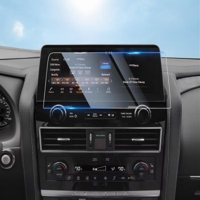 SHAOHAO for 2024 Nissan Armada Screen Protector Fit for 2022 2023 2024 Nissan Armada (S/SV/SL/Platinum) 12.3 In Display, 2022 2023 2024 Armada Accessories Tempered Glass Fingerprint/Scratch Resistant