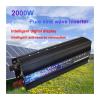 Pure Sine Wave Inverter 1000W 1600W 2000W DC 12V / 24V AC 110V 220V 50Hz 60Hz Power Inverter Home Car Converter Solar Energy(2600W,24V-110V-60HZ) view 2
