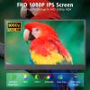 LUMIPIX 15.6 Inch Portable Monitor 1080P FHD IPS Gaming Display Monitor with USB-C & HDMI Light Weight Ultra-Slim External Second Screen (with Cover) view 2
