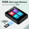 1.8 inch MP3 Player with Bluetooth, 32GB Digital Music Player for Kids, Portable Mini Bluetooth MP3 Player with Speaker Lossless Sound with FM Radio, Voice Recorder, Supports up to 512GB, Black view 4