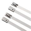 100 Pcs 304 Stainless Steel Cable Ties, 7.9MM Width Heavy Duty Self-Locking Zip Ties for Machinery, Vehicles, Farms & Outdoor Fences 7.9mm Width length200MM view 2