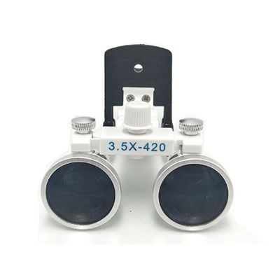 Magnifyiglasses,3.5X Clip on Magnifier Glasses Loupes Binocular Loupes/2.5