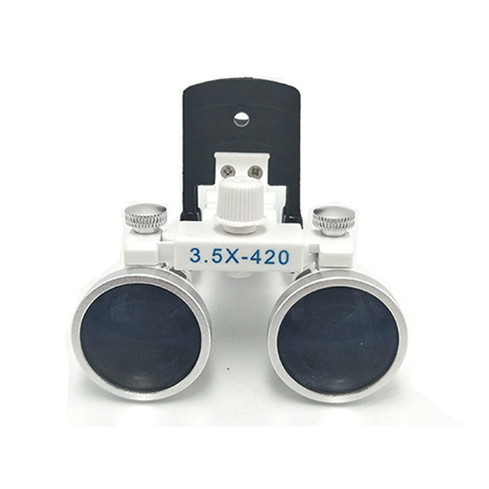 Magnifyiglasses,3.5X Clip on Magnifier Glasses Loupes Binocular Loupes/2.5