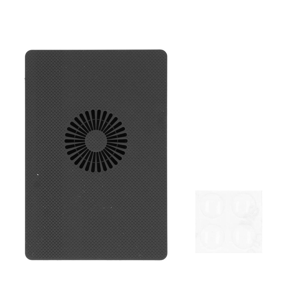 ABS Cooling Case for 4 Heat Dissipation Protective Enclosure with Non Slip Pads Compact Durable Hard Scratch Material Efficient Heat Dissipation Design