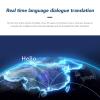 Yunir AI Translation Glasses, 5.3 Smart Glasses with Real Time Voice Translation for 200+ Countries, with APP Synchronized Bilingual Display, for Business Travel Music Call (Gold) view 3