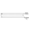 100 Pcs 304 Stainless Steel Cable Ties, 10MM Width Heavy Duty Self-Locking Zip Ties for Machinery, Vehicles, Farms & Outdoor Fences 10mm Width length400MM view 2