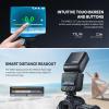Godox V480N V480 for Nikon, Touchscreen 2.4G Wireless TTL Flash Speedlite, GN50 1/8000S HSS, 650 Full Power Flashes, 1.7s Recycle Time, LED Modeling Lamp view 3