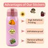 100PCS Camping Stickers, Outdoor Adventure Hiking Sticker for Water Bottle Luggage Journal Scrapbook, Camping Waterproof Vinyl Stickers for Kids Teens Adults Camper Party Favors view 4