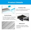 100 CM Square Stainless Steel Decorative Cable Cover/Hider, Silver Cord Channels/Protector for Home/School/Factory/Office/Garage/Cinemas(25x15mm/0.98x0.59in,S201) view 4