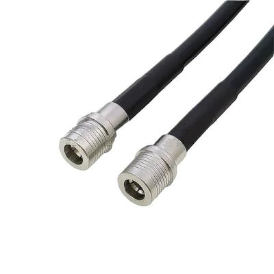 QQEURZSF RG223 Cable QMA Male to QMA Male Adapter RG223 50-3 50ohm Coaxial Cable Extension Cord Pigtail(30cm)