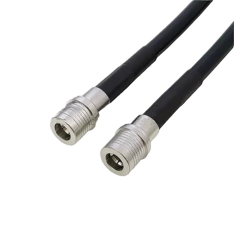 QQEURZSF RG223 Cable QMA Male to QMA Male Adapter RG223 50-3 50ohm Coaxial Cable Extension Cord Pigtail(30cm)