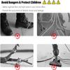 CukUJH Cable Hider Wall Strips, Indoor Floor Cord Cover/Self Adhesive Arched Wire Protector for Home Office, Cable Raceway Concealer Waterproof Long 100cm(Width 27mm) view 4