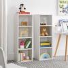 Curtainboro 8-Tier CD Storage Cabinet, Slim DVD Shelf Narrow Bookshelf, Disassembled CD DVD Media Tower Rack with Adjustable Shelves for Home Office 11.6l'' x 9.25w'' x 70.8h'' White view 4