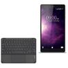 BoxWave Keyboard Compatible with Lava Magnum XL - SlimKeys Bluetooth Keyboard with Trackpad, Portable Slim TouchPad - Jet Black view 1