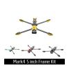 Compatible for Mark4 5inch 225mm with 5mm Arm Quadcopter Frame 3K Carbon Fiber with Print Parts for 5" FPV Freestyle RC Racing Drone(Only Frame) view 2