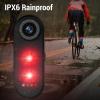 ASHATA Bike Camera with Tail Light, 4K Rear View Bicycle Camera APP Control, with Tie Rod Bracket, 5000mAh Rechargeable, for Mountain Road Electric Bikes Outdoor Cycling (C) view 4