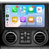 10.2 Inch Car Radio Stereo Upgrade Android 13 for Jeep Wrangler JK 2007-2018 with CarPlay Android Auto 1080P Backup Camera/BT5.4 ((4Ram 64Rom) 10.2) view 1