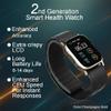 2nd Gen Gold-Tone Metal BP Smartwatch, FDA 510(k) Cleared, Airbag Blood Pressure, Mental Tracking, Rate, Blood Oxygen,Sleep, Fitness, Bluetooth App, AI Cloud Health Analysis & Risk Predictions view 3