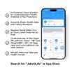 2nd Gen Gold-Tone Metal BP Smartwatch, FDA 510(k) Cleared, Airbag Blood Pressure, Mental Tracking, Rate, Blood Oxygen,Sleep, Fitness, Bluetooth App, AI Cloud Health Analysis & Risk Predictions view 4