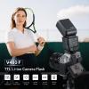 Godox V480F V480 TTL Flash Speedlite for Fuji, GN50 2.4G 1/8000S HSS Flash Speedlite Touchscreen, 650 Full Power Flashes, 1.7s Recycle Time, LED Model Lamp view 2