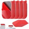 10pcs Dash Cam Adhesive Pad, Heat-Resistant Square Windshield Sticky Pads with Electrostatic Film Double-Sided Mounting Tape for Car Dashcam Dashboard GPS Mount view 1