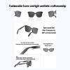 ASHATA Ai Translation Smart Glasses with for Men Women, Ai Sunglasses with 144 Languages Translation, Touch Control, Sound Assistant, Remote Photo Taking view 4
