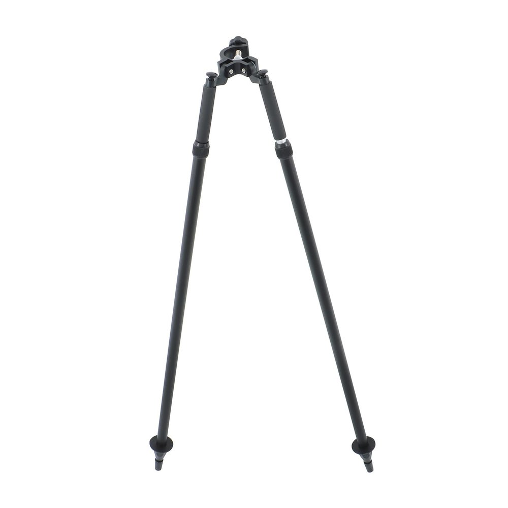 findmall Aluminum Tripod Bipod Black Color GPS Aluminum Alloy Two-Legged Support for Prism Poles Surveying
