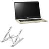 BoxWave Stand and Mount Compatible with LG Gram 14Z950 - Compact QuickSwitch Stand, Portable Multi Angle Viewing Foldable Riser - Metallic Silver view 1