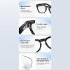AI Translation Glasses, Smart Glasses with AI Translation and BT for Men Women, Glass 11 Languages Version for Travel Music Calls Business view 4
