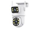 LNBBEQ 10MP Dual Lens WiFi Camera PTZ Outdoor 4K Dual Screen Security Camera Auto Tracking Monitoring Video Surveillance(US Plug,8MP Add 64G Card) view 1