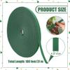 100 Ft Christmas Garland Ties Green Holiday Garland Ties Adjustable Cable Straps Cuttable Nylon Garden Plant Cable Straps for Xmas Tree Party Wreath Yard Wall Doorway Outdoor Decoration view 2