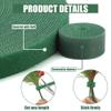100 Ft Christmas Garland Ties Green Holiday Garland Ties Adjustable Cable Straps Cuttable Nylon Garden Plant Cable Straps for Xmas Tree Party Wreath Yard Wall Doorway Outdoor Decoration view 3
