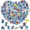 100pcs Cute Stitch Cartoon Stickers for Kids Water Bottle, Cool Lilo Stitch Waterproof Vinyl Stickers for Teen Girl Laptop Skateboard Bike Guitar Laggage Bicycle Travel Case view 1