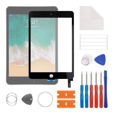 NEW SwarKing New Touch Screen Digitizer Replacement for iPad mini 4 A1538 A1550 with Free Repair Tools Kit.(No LCD Display)
