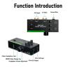 FAUOSWUK Phono Preamp For Turntable, Low Noise Stereo Preamplifier with XLR Input Output, DC Adapter 3 Band Adjustment Record Player Turntable Amplifier (US Plug 100-240V) view 3