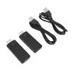 FAUOSWUK Wireless HD Transmitter and Receiver Extender, 1080P 60Hz 50m(164Ft) 5.8GHz Wireless Audio Video Extender Kit Plug and Play for PC Laptop, Transfer 164Ft view 1