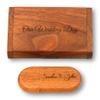 32GB Personalized Engraved Wood USB Flash Drive with USB Box  Custom Memory Stick 3.0, Pen Drive, Jump Drive for Photographers, Wedding Gift, Christmas, Birthdays (Dark Wood) view 1