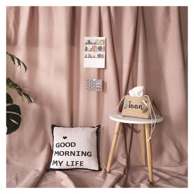 Photography Backdrop Polyester Solid Color Photo Studio Background Thicken Backdrops Cloth for Photoshoot Video Studio Party(Bean Paste Color,100cmx120cm)