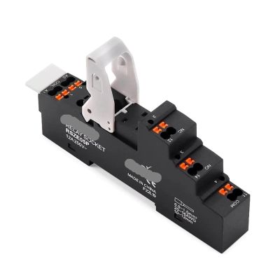 1pc RSZE05P DIN Rail Relay Base 5-Pin 8-Pin Spring-Loaded Terminal Blocks