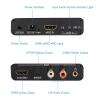 Pomya eARC ARC AudioExtractor Converter, HDMI & Optical and 3.5mm Sound Output, HD Multimedia ARC Adapter for HDTV Speaker Amplifier Headphones, Home Theater view 2